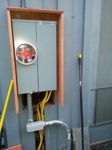 Installed new housing from Redwood with a new 100Amp SQUARE-D panel