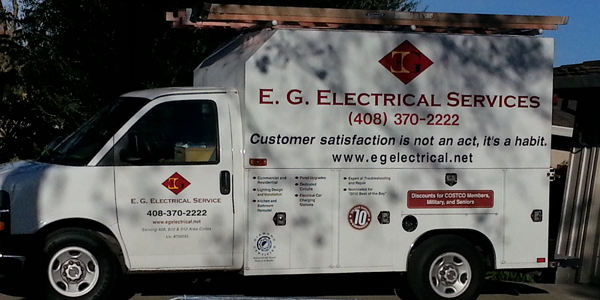 Truck of EG Electrical Services