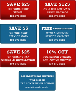 E.G Electrical Services coupons and savings